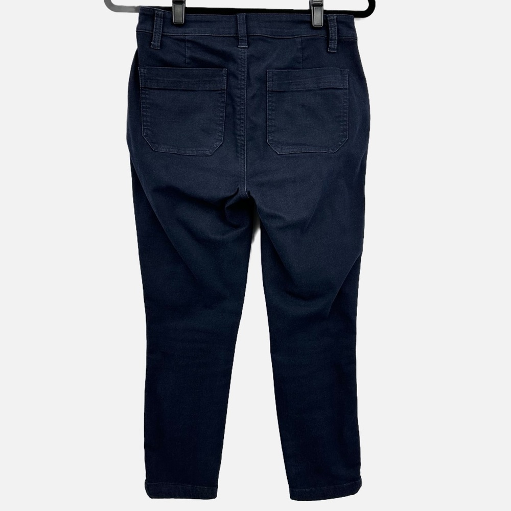 Studio Blue Sophia Utility Cropped Slim Taper Pants Navy Blue Size 26 - Picture 7 of 14